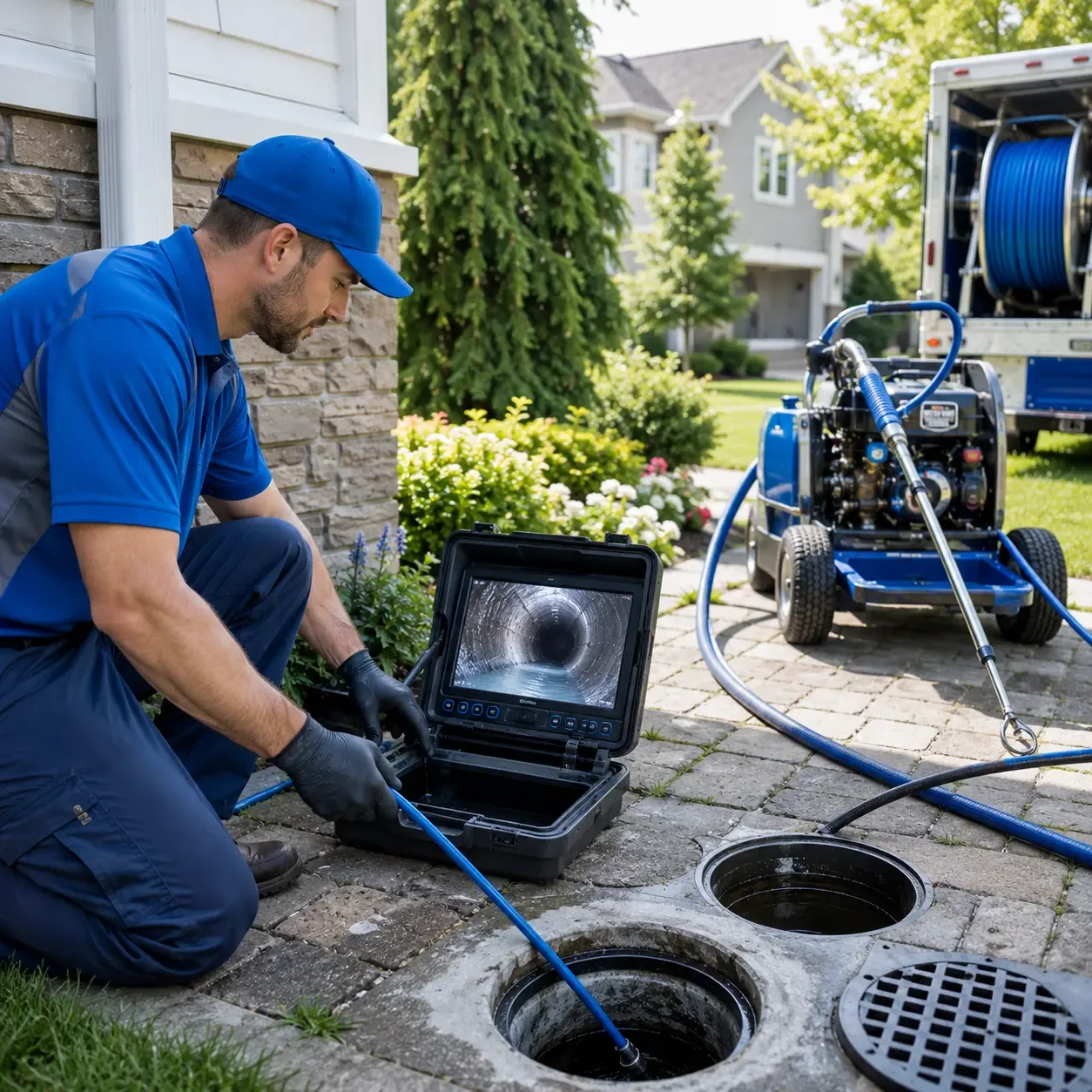 Outdoor drain cleaning professionals serving Lakewood, IL