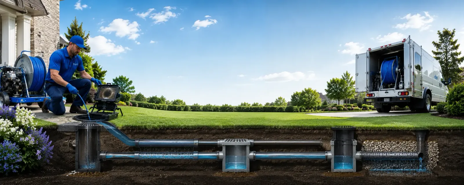 Outdoor drain cleaning information for Lakewood, IL